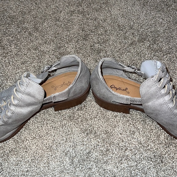 Qupid Grey open side booties - Picture 3 of 4